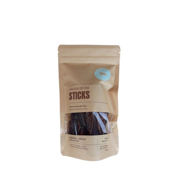 Snackers Sticks 80g | Snackers sušene goveđe žile 80g