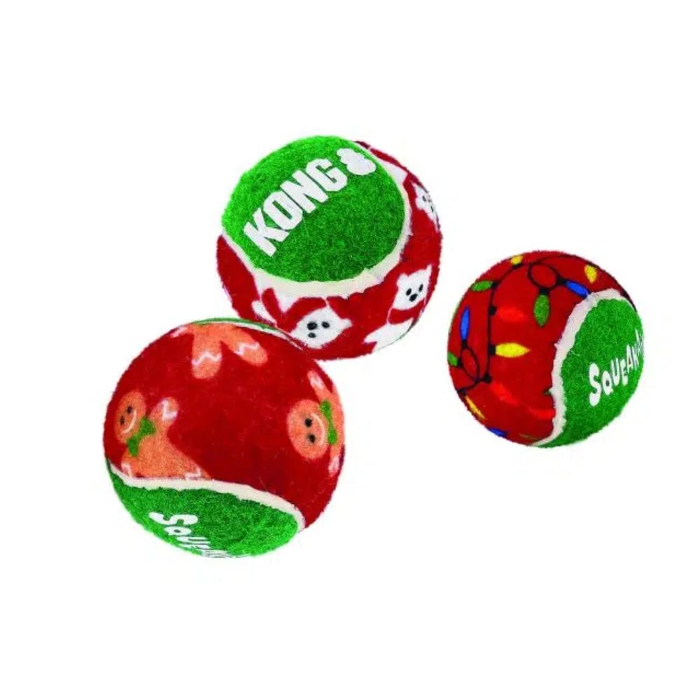 KONG Holiday SqueakAir Balls