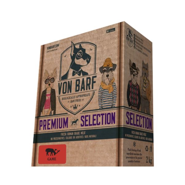 Von Barf Premium Selection Divljač 250g x 8kom | Smrznuta hrana za pse