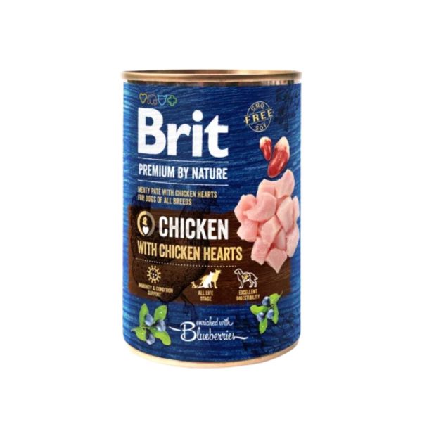 Brit Premium Piletina sa Srcima 400g