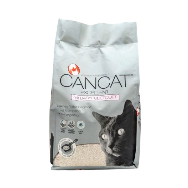 CanCat Pijesak za mačke s dječjim puderom 12kg