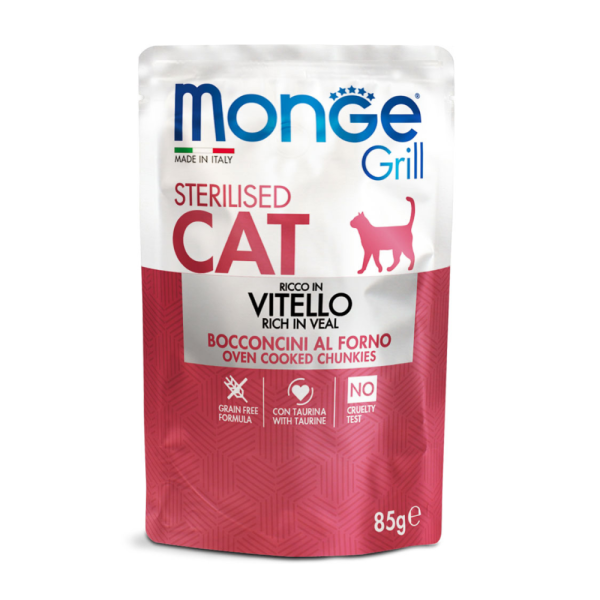 Monge Sterilised Teletina mokra hrana za mačke 85g