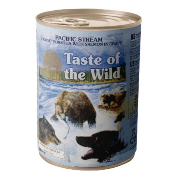 TASTE OF THE WILD Pacific Stream 390g | Potpuna mokra hrana za odrasle pse – s lososom u umaku