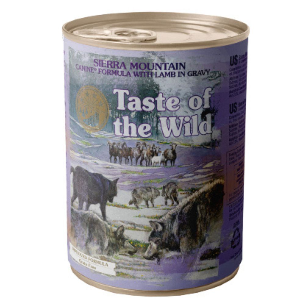 TASTE OF THE WILD Sierra Mountain 390g | Potpuna mokra hrana za odrasle pse – s janjetinom u umaku