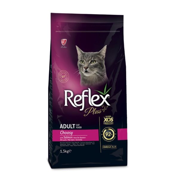 Reflex Plus Adult Losos 1.5kg | Super premium hrana s lososom - za izbirljive mace