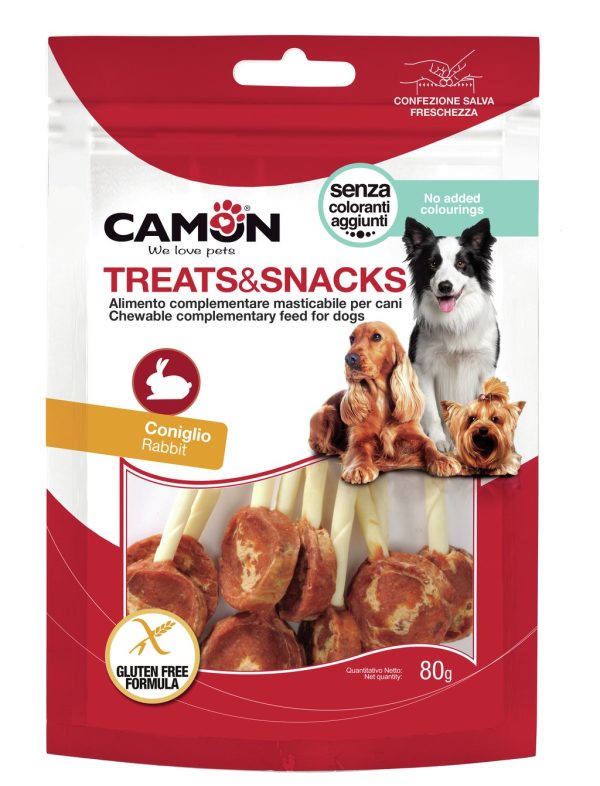 CAMON Treats&Snacks Zec 80g | Poslastice u obliku lizalica.