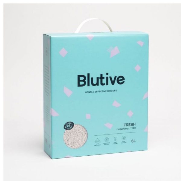 Blutive Fresh 6L | Grudajući mirisni pijesak za mačke.