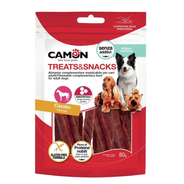 CAMON Treats&Snacks Konjetina 80g | Ukusne poslastice s konjetinom u obliku štapića.