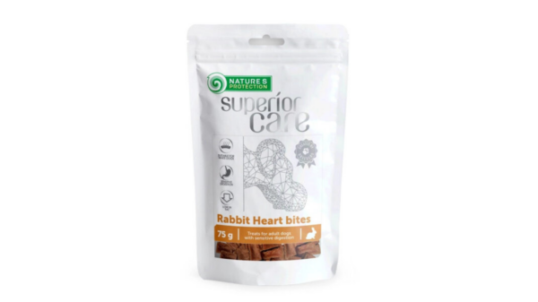 Nature's Protection rabbit heart bites 75g